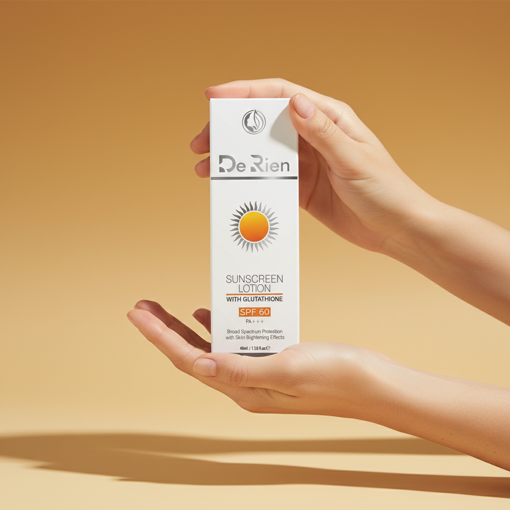 Sunscreen Lotion with Glutathione | De Rien
